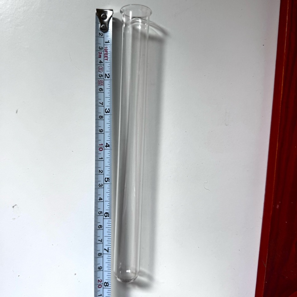 Plant Propagation Stand, Wood Window Hanging Triangle with Test tubes, handmade - Picture 11 of 12